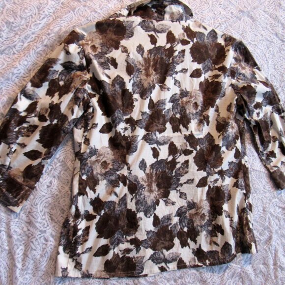 Antonio Marras Women Blouse Size IT 44( M), Cotton Blend, made in Italy,Floral - Picture 3 of 6